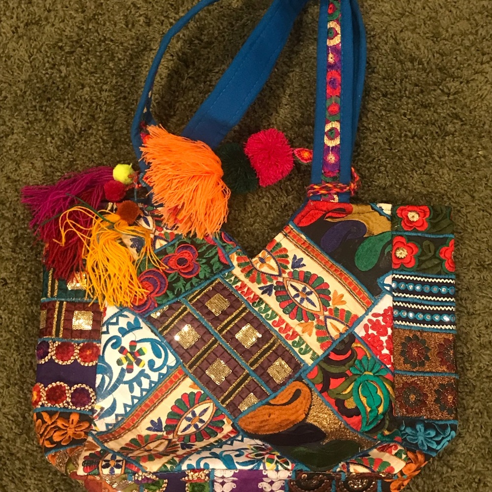 Colorful fabric bag